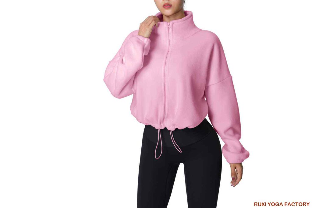 女士黑色折疊瑜珈短褲RUXI tw3618製造廠商代工