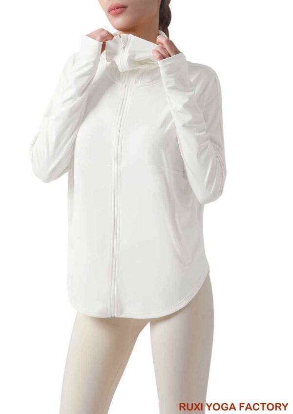 舒適女款瑜珈運動衫RUXI tw548訂製服飾製作廠商代工