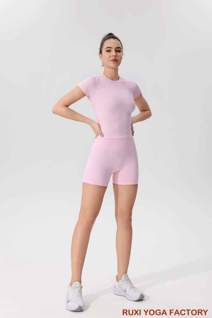 適合老年女士的舒適跑步短褲RUXI tw3009製造商直銷